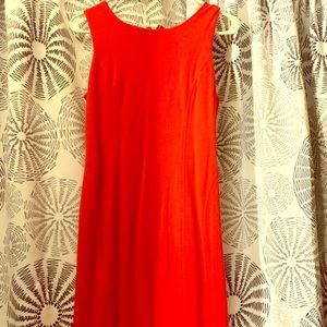 Banana Republic Solid red dress, knee length